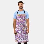 Schattigee Eenhoorn Pony: Magic Doodle Collectie Schort (Gedragen)