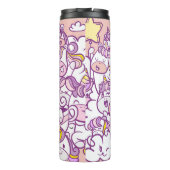 Schattigee Eenhoorn Pony: Magic Doodle Collectie Thermosbeker (Achterkant)