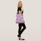 Schattigee Eenhoorn Pony: Magic Doodle Collectie Tote Bag (Op model)