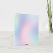 Schattigee Eenhoorn Regenboog Verjaardagsfeest kin (Achterkant)