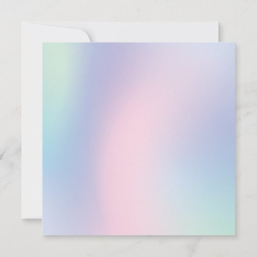 Schattigee Eenhoorn Regenboog Verjaardagsfeest kin Kaart (Achterkant)