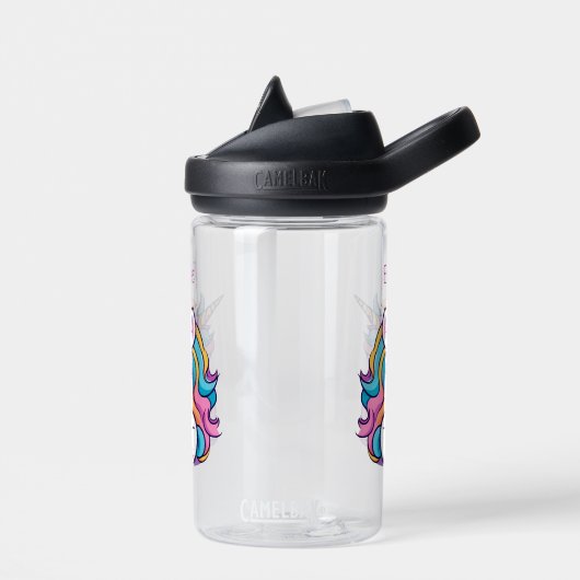 Schattigee eenhoorn regenboogkleur waterfles (Links)