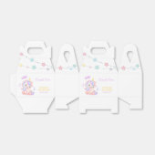 Schattigee eenhoorn sterren banner fantasie verjaa bedankdoosjes (Uitgevouwen)