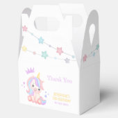 Schattigee eenhoorn sterren banner fantasie verjaa bedankdoosjes (Geopend)