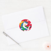 Schattigee eenhoorn sticker (Envelop)