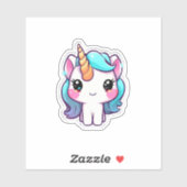 Schattigee eenhoorn sticker (Vel)