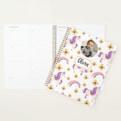 Schattigee eenhoorn terug naar school planner (Display)