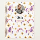 Schattigee eenhoorn terug naar school planner (Voorkant)