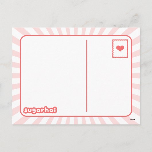 Schattigee Eenhoorn Valentijn Feestdagenkaart (Achterkant)