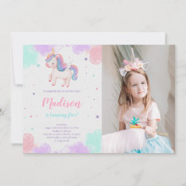 Schattigee Eenhoorn Verjaardag Magische Eenhoorn F Kaart