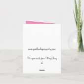 Schattigee eenhoorn Verjaardag Wenskaart Kaart (Achterkant)