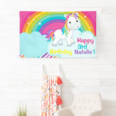 Schattigee Eenhoorn Vinyl Banner (Insitu)