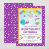 Schattigee eenhoorn Wannabe Animals Kids Verjaarda Kaart (Voorkant / Achterkant)