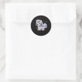 Schattigee Eenhoorn Zebra Sticker (Tas)
