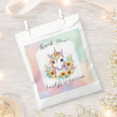 Schattigee eenhoorn zonnebloem verjaardag bedankzakje (Geknipt)