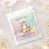 Schattigee eenhoorn zonnebloem verjaardag bedankzakje (Geknipt)