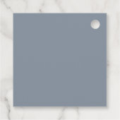 Schattigee eenvoudige Boho waslijn Baby shower Bedankjes Labels (Achterkant)