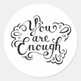 Schattigee eenvoudige Inspirerend offerte Ronde Sticker