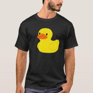 Schattigee Eenvoudige Kleine Geel Rubber Ducky Duc T-shirt