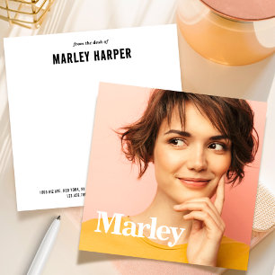 Schattigee eenvoudige leuke professionele briefpap notitiekaartje