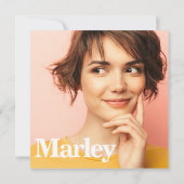 Schattigee eenvoudige leuke professionele briefpap notitiekaartje (Achterkant)