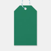 Schattigee eenvoudige leuke vrolijke kerst cadeaulabel (Achterkant)