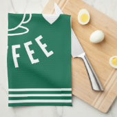 Schattigee eenvoudige maar eerste koffiekeukenhand theedoek (Quarter Fold)