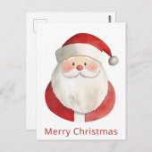 Schattigee eenvoudige minimalistische Waterverf Sa Briefkaart (Voorkant / Achterkant)