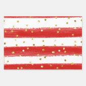 Schattigee eenvoudige moderne Waterverven kerstcad Inpakpapier Vel (Voorkant 3)