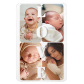 Schattigee Eenvoudige Multi Photo Keepsake Modern  Magneet (Verticaal)