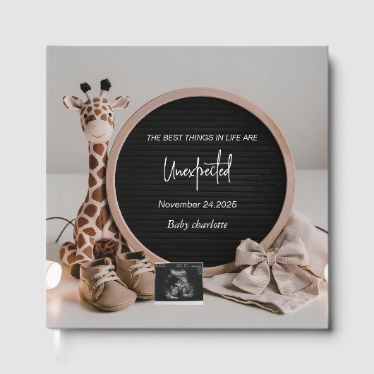 Schattigee eenvoudige neurale digitale baby boek a (Voorkant)