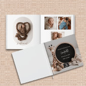 Schattigee eenvoudige neurale digitale baby boek a