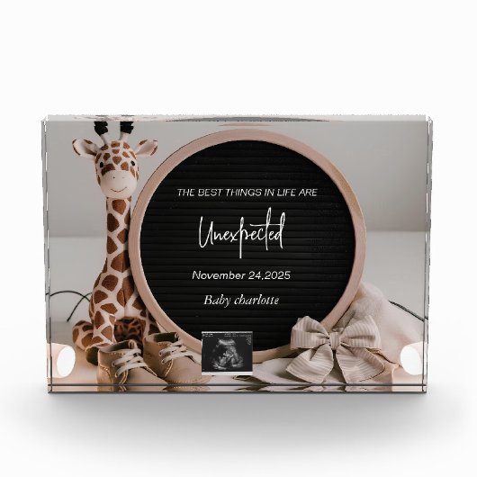 Schattigee eenvoudige neurale digitale zwangerscha fotoblokken (Voorkant)