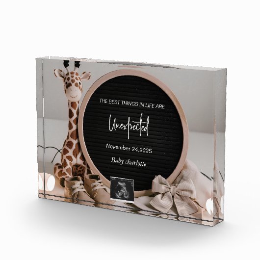 Schattigee eenvoudige neurale digitale zwangerscha fotoblokken (Rechts)