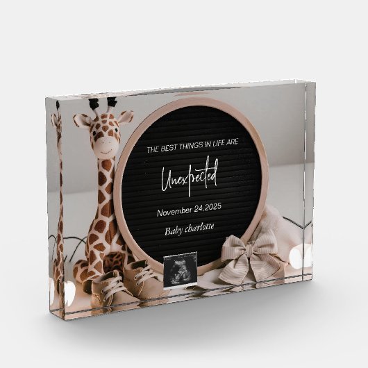 Schattigee eenvoudige neurale digitale zwangerscha fotoblokken (Links)