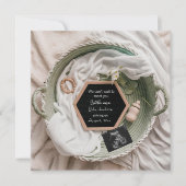 Schattigee eenvoudige neutrale zwangerschapsaankon kaart (Voorkant)