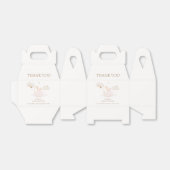 Schattigee Eenvoudige Princess Swan Moon Star Baby Bedankdoosjes (Uitgevouwen)