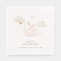 Schattigee Eenvoudige Princess Swan Moon Star Baby