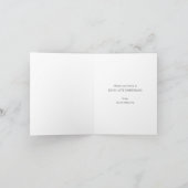 Schattigee Eenvoudige Tree Rex Dinosaurus Kerst Ki Feestdagen Kaart (Binnen)