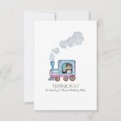 Schattigee eenvoudige verjaardag Dank u ontwerp vo Bedankkaart (Voorkant)