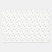 Schattigee Eenvoudige Zachte Pastel Bloemen & Stre Inpakpapier Vel (Voorkant)