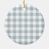 Schattigee eerste baby kerstboom keramisch ornament (Achterkant)