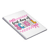 Schattigee eerste dag schoolontwerp notitieboek (Rechterzijde)