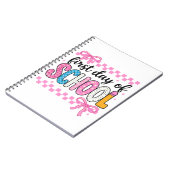 Schattigee eerste dag schoolontwerp notitieboek (Linkerzijde)