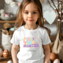 Schattigee eerste keer Hunter Easter Egg Hunt