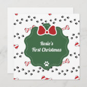 Schattigee Eerste Kerst Hondenliefhebber Kerst Kaa (Voorkant / Achterkant)