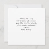 Schattigee Eerste Kerst Hondenliefhebber Kerst Kaa (Achterkant)