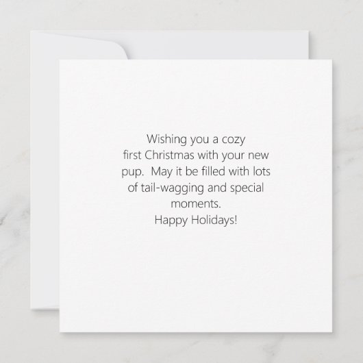 Schattigee Eerste Kerst Hondenliefhebber Kerst Kaa (Achterkant)