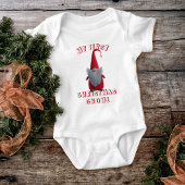 Schattigee Eerste Kerstmis Gnome Vakantie Baby Bod Romper