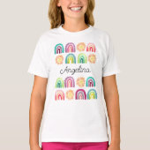 Schattigee eerste klas Squad Rainbows Terug naar S T-shirt (Voorkant)